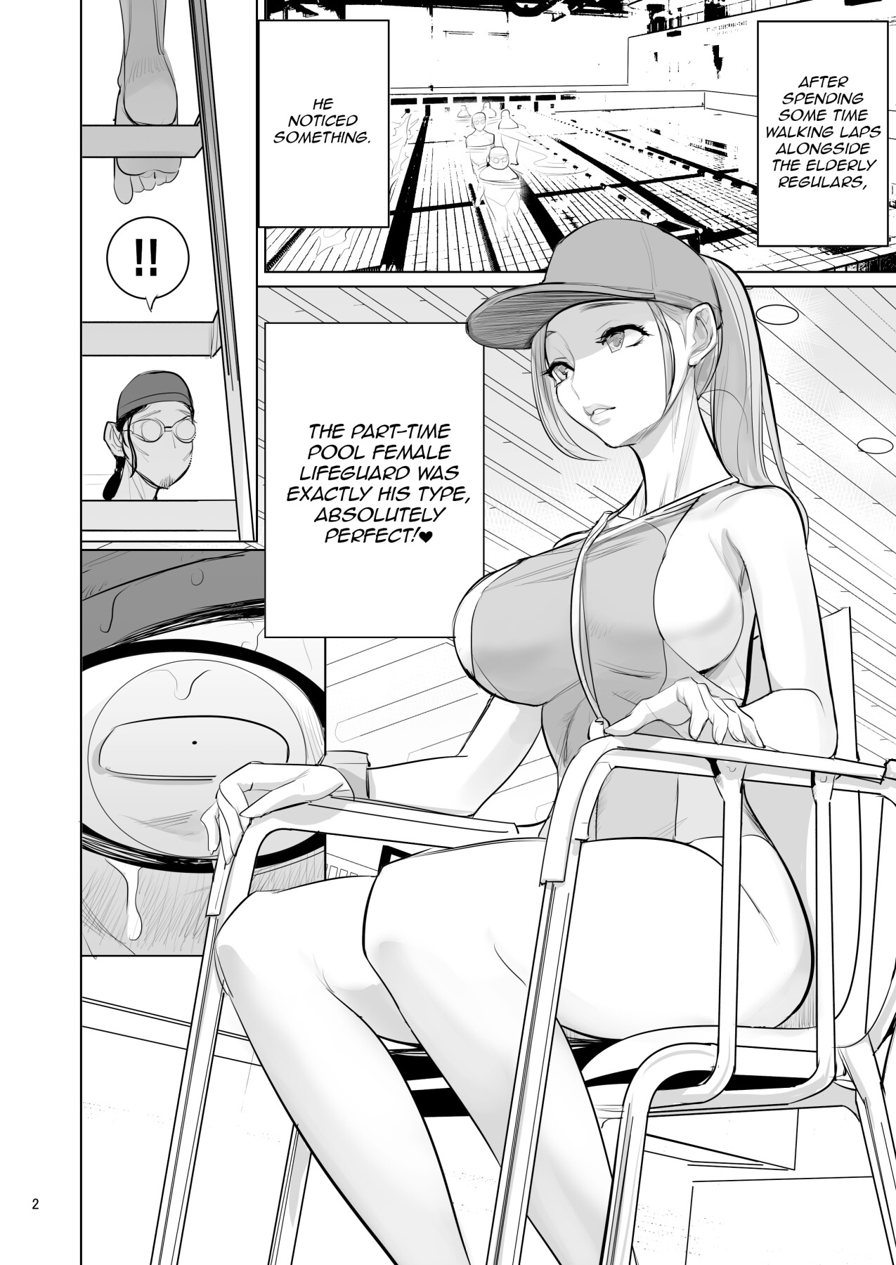 Hentai Manga Comic-Pool monitoring job-Read-3
